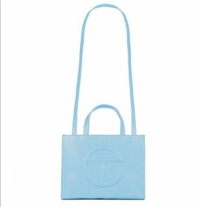Telfar Medium Pool Blue Shopping Bag